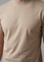 Slim fit T-shirt met ronde hals Heren