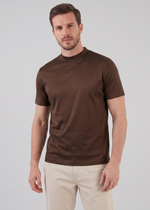 Slim fit T-shirt met ronde hals Heren