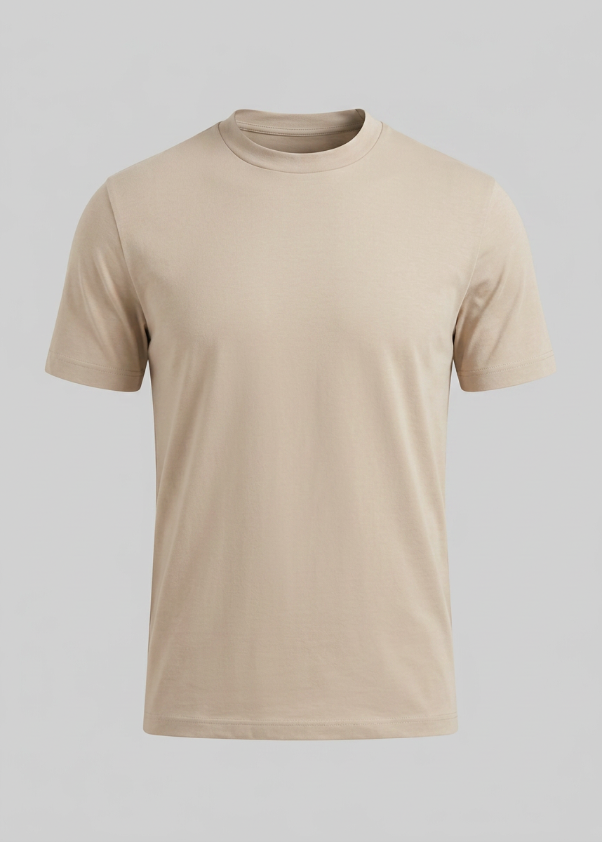 Slim fit T-shirt met ronde hals Heren
