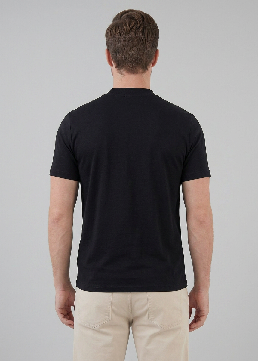 Slim fit T-shirt met ronde hals Heren