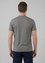 Slim fit T-shirt met ronde hals Heren