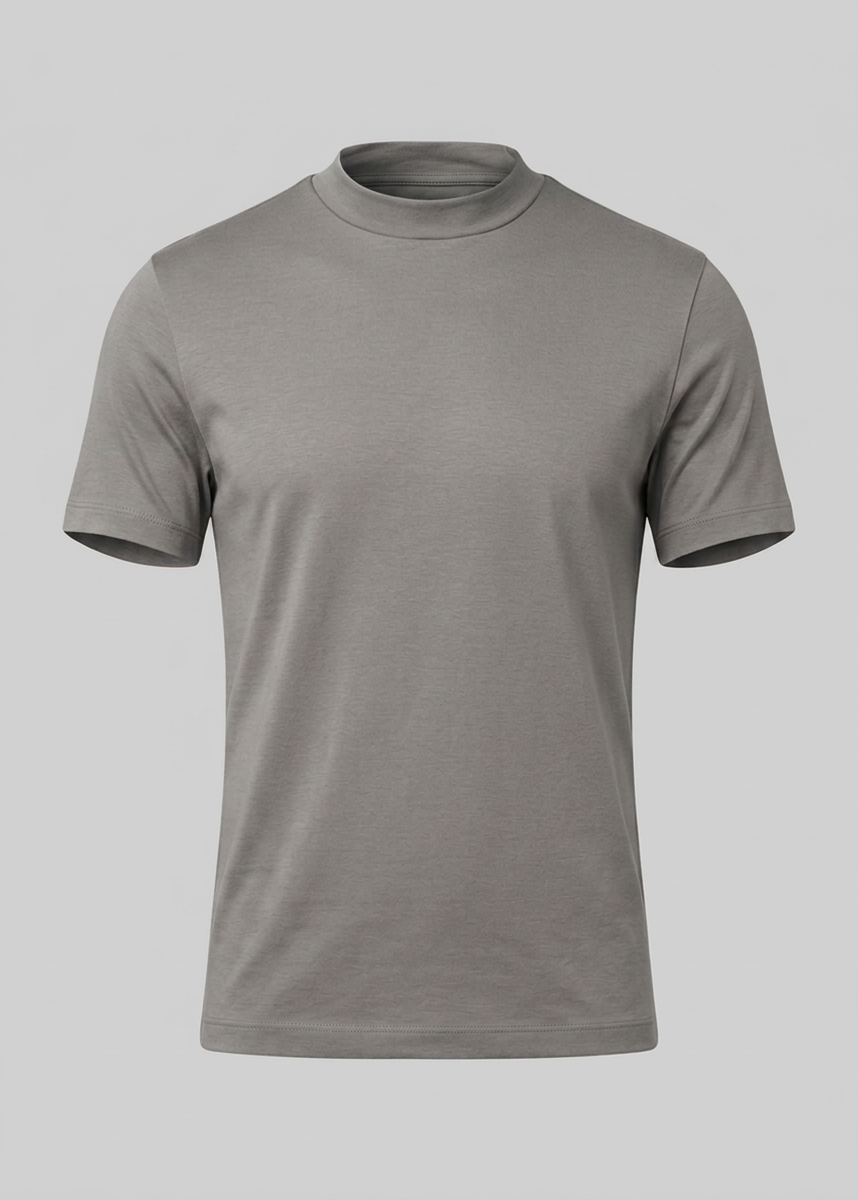 Slim fit T-shirt met ronde hals Heren