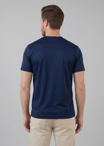 Slim fit T-shirt met ronde hals Heren