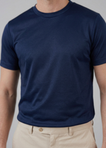 Slim fit T-shirt met ronde hals Heren