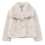 Faux Fur Jas Dames met Reverskraag