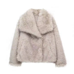 Faux Fur Jas Dames met Reverskraag
