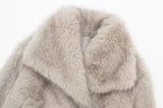 Faux Fur Jas Dames met Reverskraag