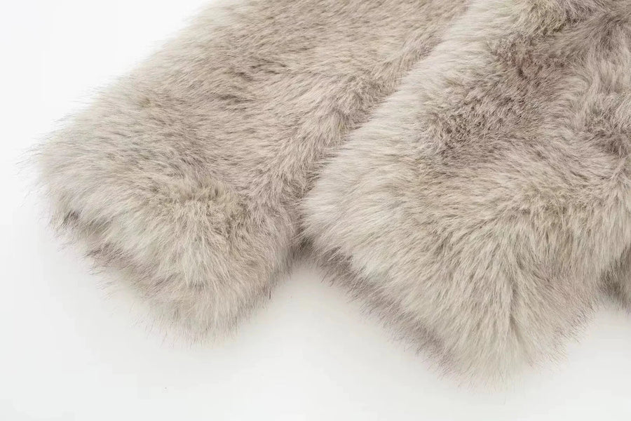 Faux Fur Jas Dames met Reverskraag