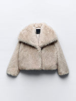 Faux Fur Jas Dames met Reverskraag