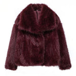 Faux Fur Jas Dames met Reverskraag