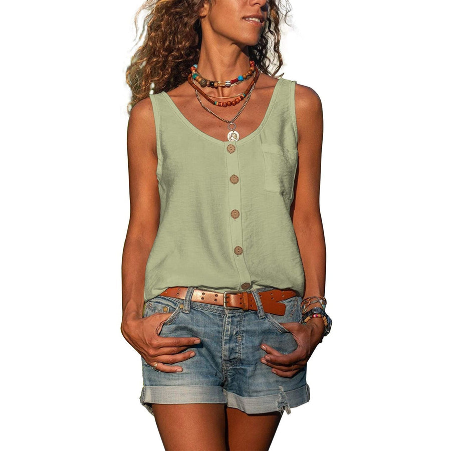 Tanktop met knopen Dames
