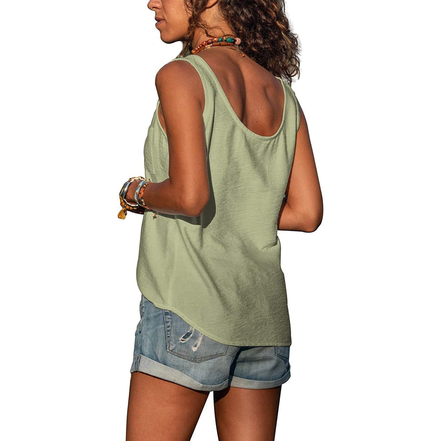 Tanktop met knopen Dames