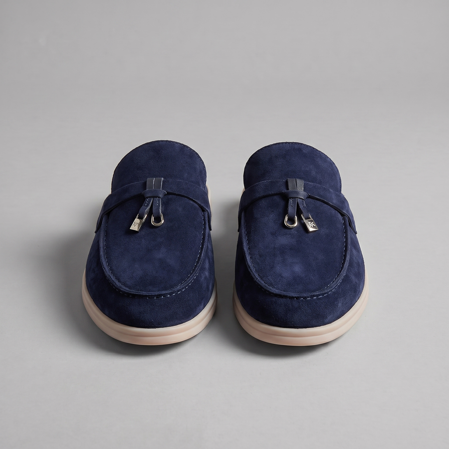 Suede Instap Loafers met Kwastjes Heren