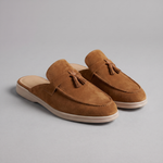 Suede Instap Loafers met Kwastjes Heren