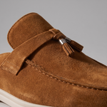 Suede Instap Loafers met Kwastjes Heren