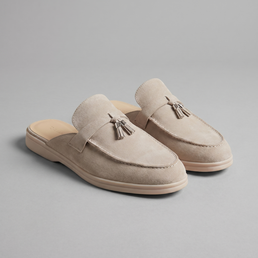 Suede Instap Loafers met Kwastjes Heren