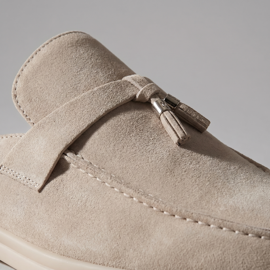 Suede Instap Loafers met Kwastjes Heren