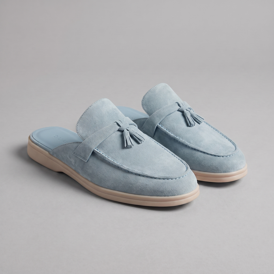 Suede Instap Loafers met Kwastjes Heren