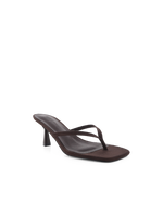 Suède sandalen met hak Dames
