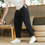 Linnen Broek met Trekkoord heren