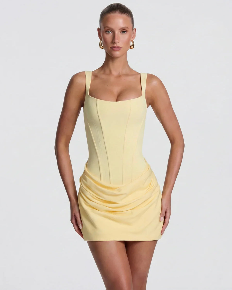 Bodycon mini jurk met corset Dames
