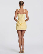 Bodycon mini jurk met corset Dames