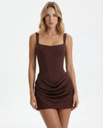 Bodycon mini jurk met corset Dames