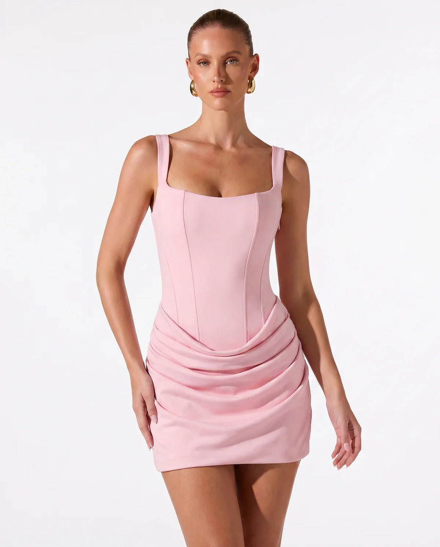 Bodycon mini jurk met corset Dames