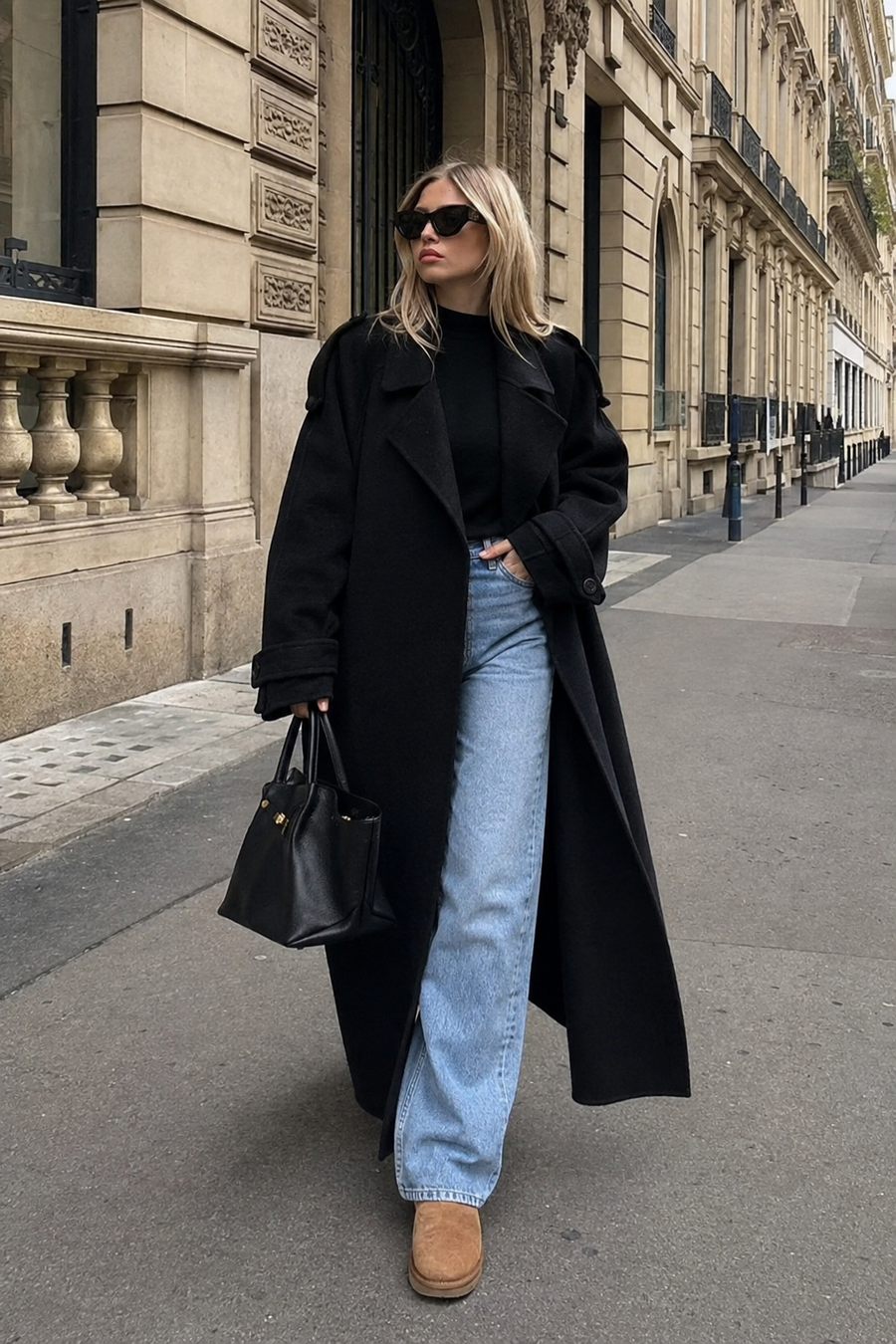 Trenchcoat Dames Lang met Riem
