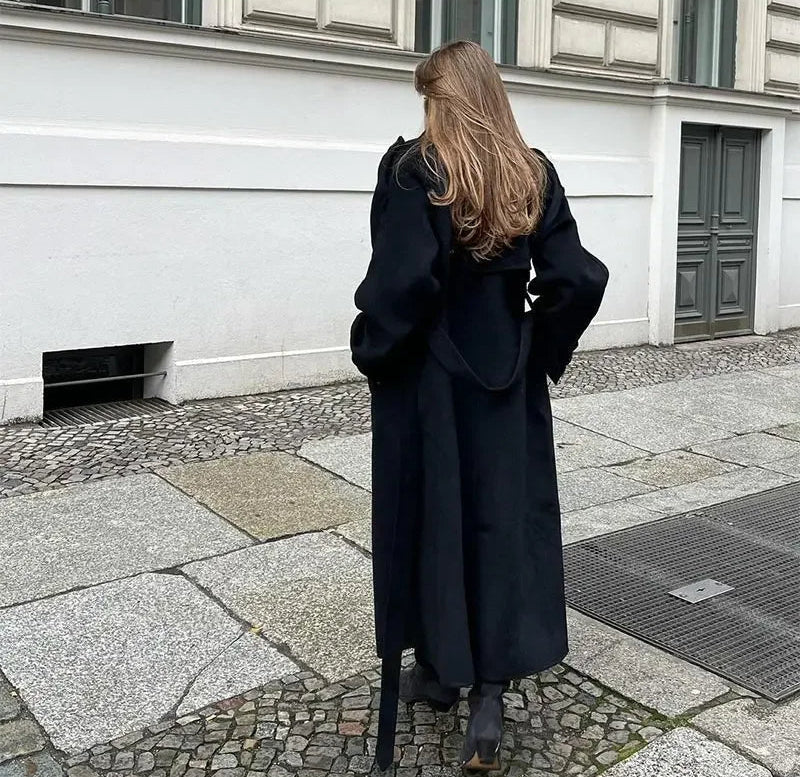 Trenchcoat Dames Lang met Riem