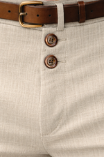 Linnen Chino Korte Broek Heren