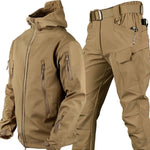 Softshell Jas Heren met Cargobroek Outdoor Set