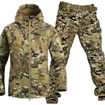 Softshell Jas Heren met Cargobroek Outdoor Set